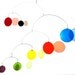 Glass Mobile - 4feet - Primary Colors
