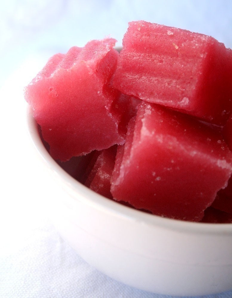 Passionfruit Papaya Body Sugar Cubes - solid sugar scrub