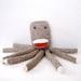 Socktopus the Sock Monkey Octopus Plush for Baby, Children and Adults