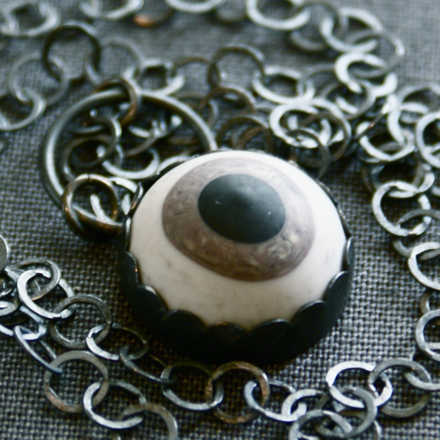 Eye Wide Open. Necklace.