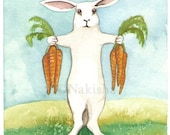 Temperance- The Rabbit Tarot - Limited Edition Fine Art Print - SALE
