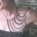 body chain shoulder harness, gunmetal black