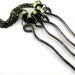 Urban chic.   Mixed metal very  stylish copper  brass  necklace. Hammered , oxidized by Fashion  BrandFaina.