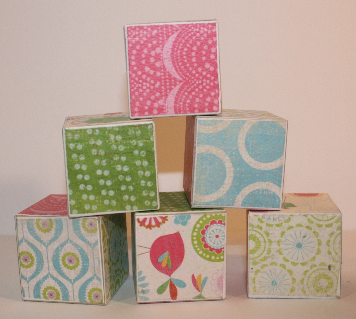 Alphabet Wooden Blocks set of 26 Girly Bliss