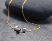 GOLD TRIO anklet