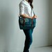 Putty Grey Messenger with Brown Leather