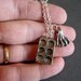 Sale Silver Baking Charm Necklace Muffin Pan and Measuring Spoons