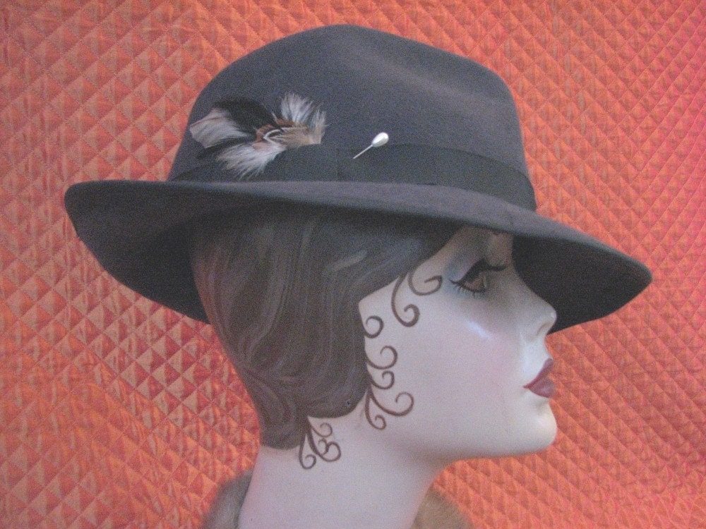 Fedora Womens Wool Fedora - Gangsters Gun Moll