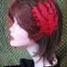 Fascinator - Feather Fascinator with Veiling Headpiece