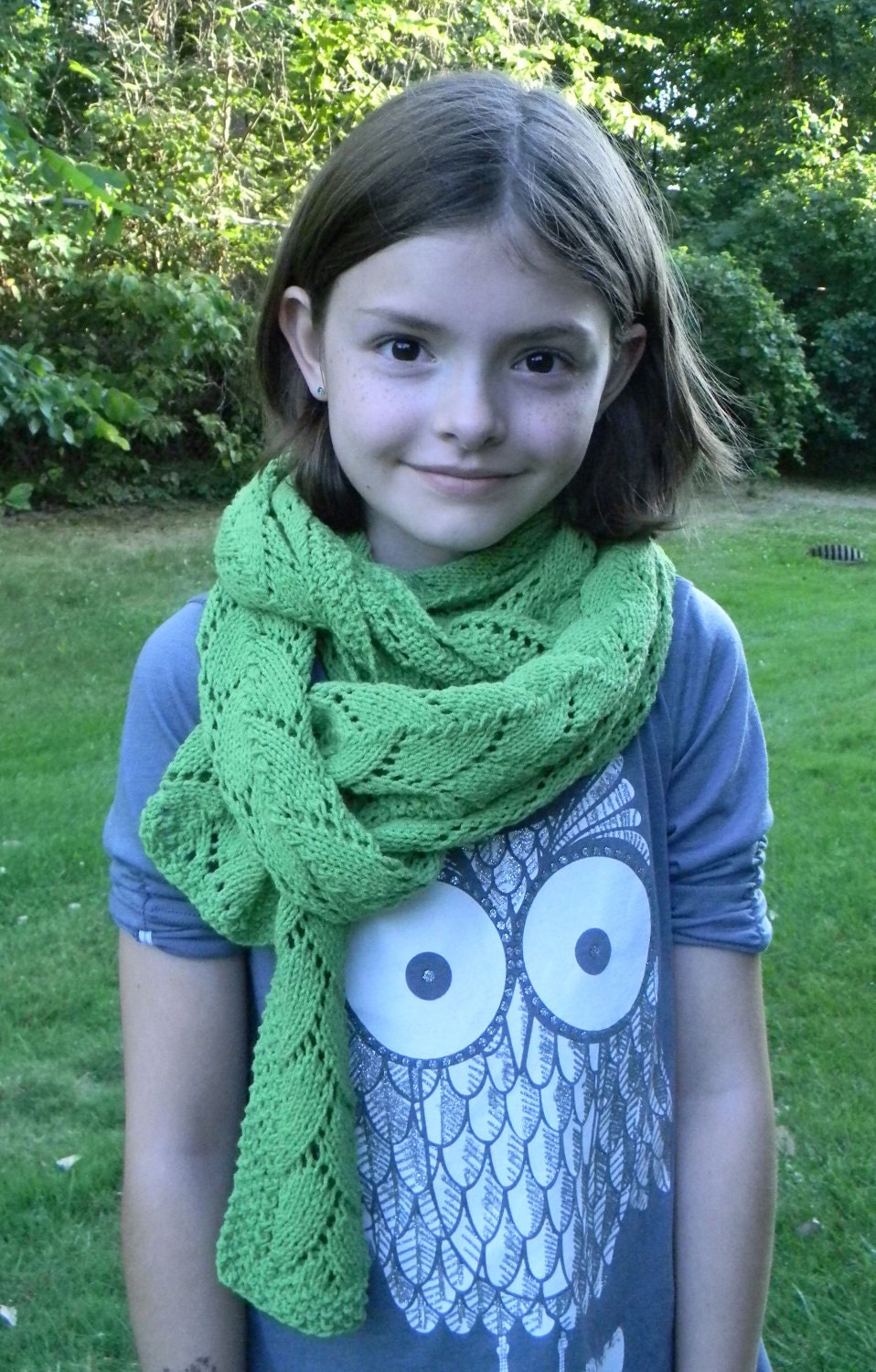 Incredibly Long Lace Scarf PATTERN FOR KNITTING instant download