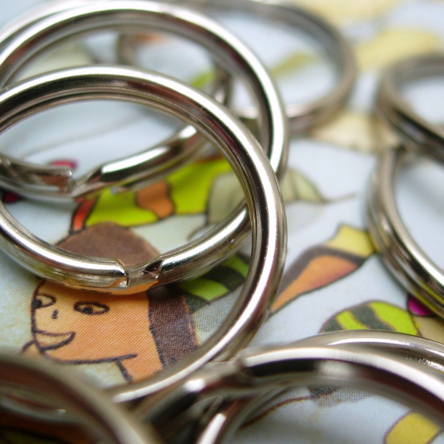 10 Split Rings/Keyrings