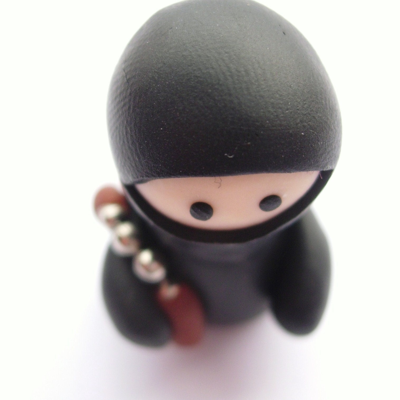 Little Black Ninja with Nunchucks