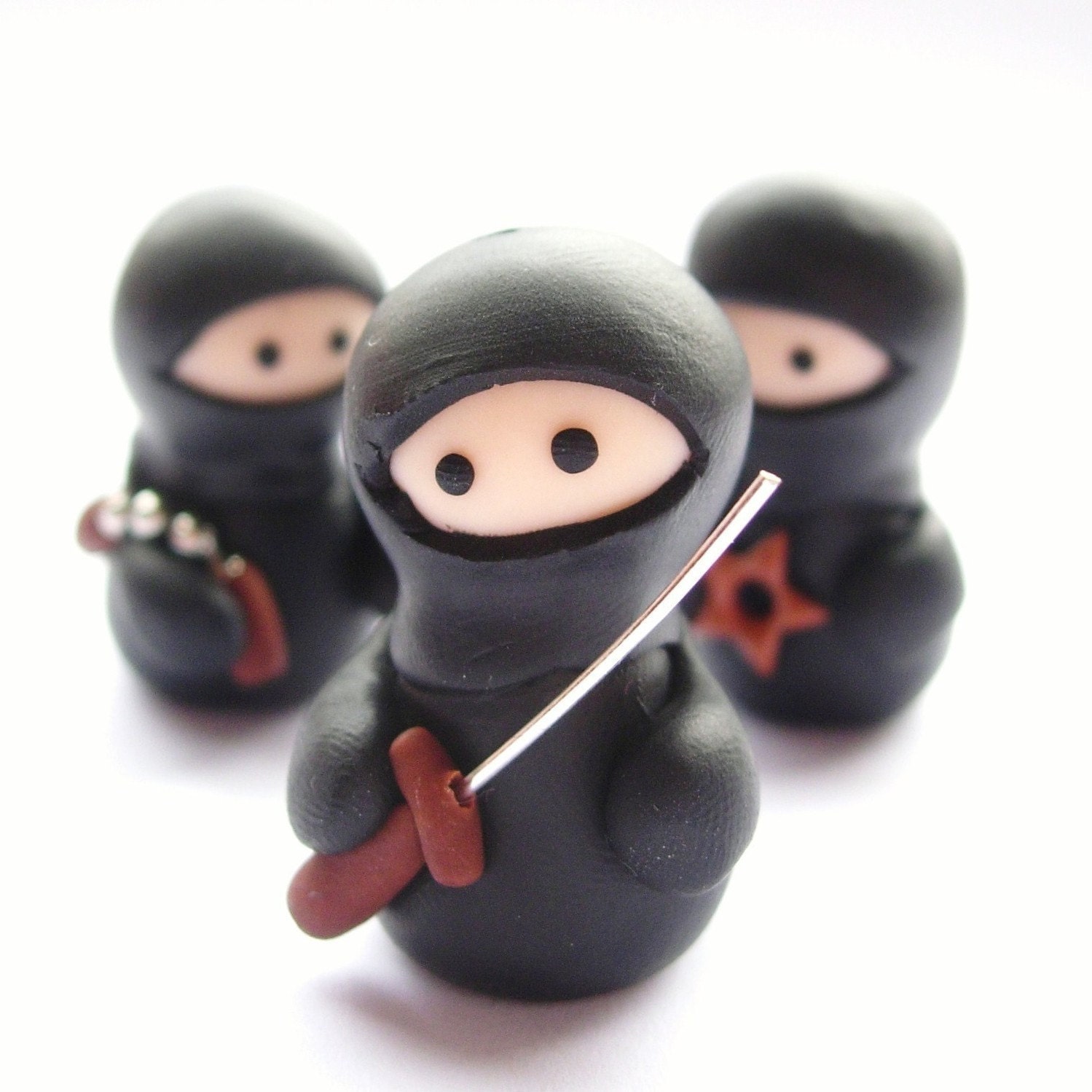 Set of 3 Ninja Figures