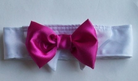 Dog Bow Tie: Wedding Cat or Dog Red Orange Pink Lavender
