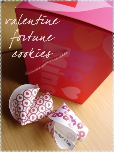 Printable Valentine Fortune Cookies - PDF
