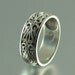 The PRINCE CHARMING 14K white gold mens wedding band