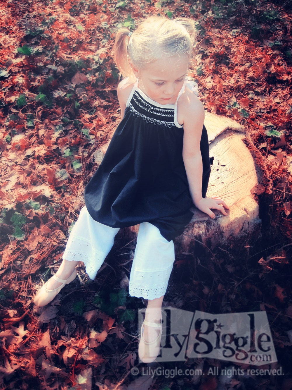 PDF "Little Big Pants" Cropped Bloomer Style PANTS  Sewing E-Pattern & Detailed Tutorial...sizes 12 months-10 years