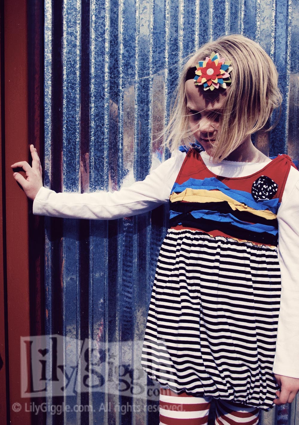 PDF "The Poppy Bubble Tank" TUNIC E-Pattern and Detailed Tutorial...sizes 12 months-7years