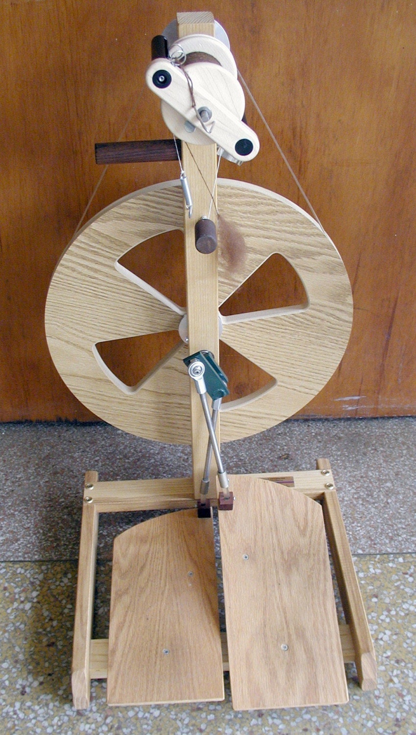 FRICKE Woolee Winder Double Treadle Spinning Wheel  S160 DT Free Shipping