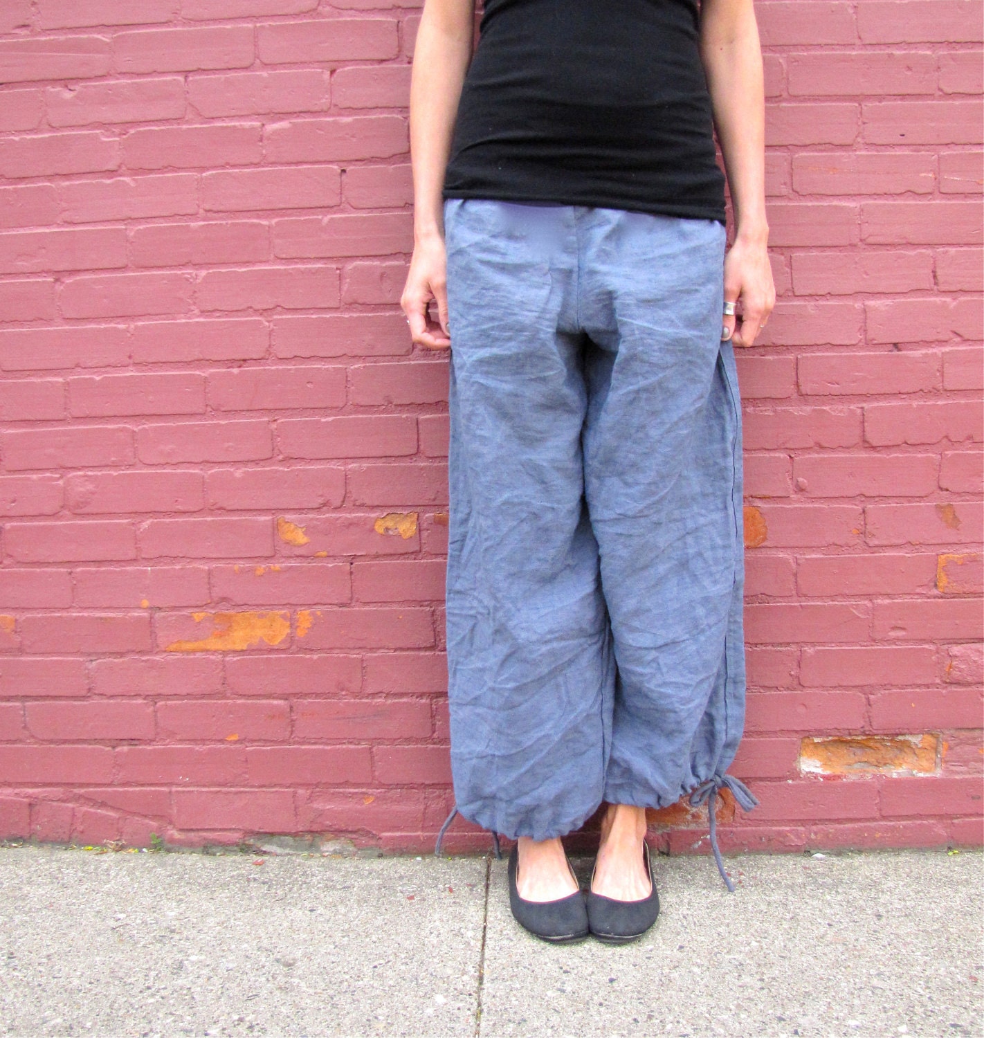 Ontario Drawstring Cuff Pants- 100% Hemp