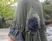 Moss Wild Hem Dress