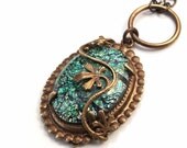 Harlequin Vinery - Arts and Crafts Revival Hand Rendered Necklace