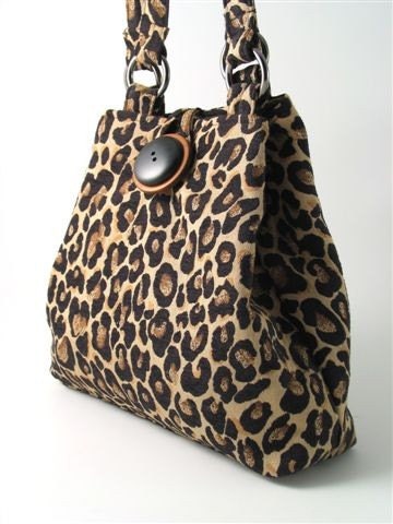 vegan tote bag, Leopard shoulder bag ,diaper bag, laptop bag
