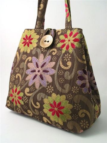 floral tapestry tote bag, diaper bag, laptop bag, handbag, purse, shoulder bag
