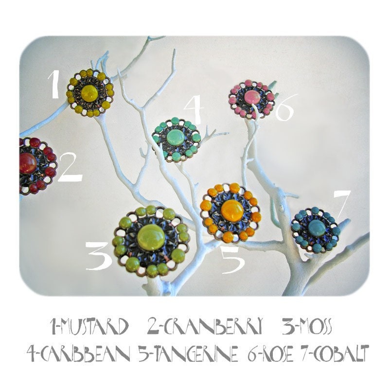 SALE-3 Yantra Rings-Choose your colors