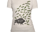 READING TEA LEAVES - Organic Cotton Scoop Neck Tshirt