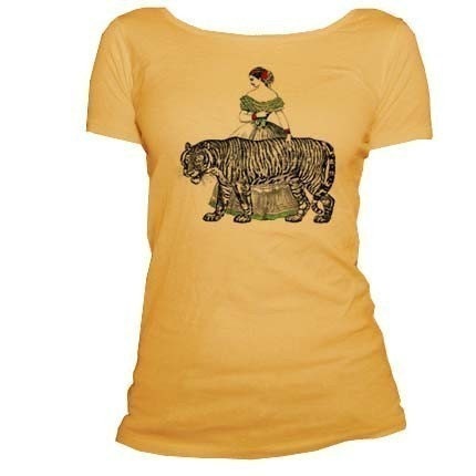 THE COLOR MANGO - Organic Cotton Scoop Neck Tshirt - Pick your design - Hand-Dyed