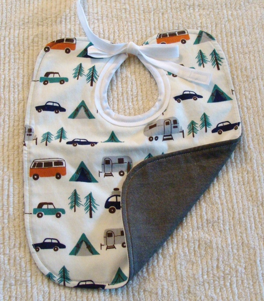 Retro camper bib