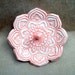 Coral Lotus Ceramic Ring Holder  Ring Bowl