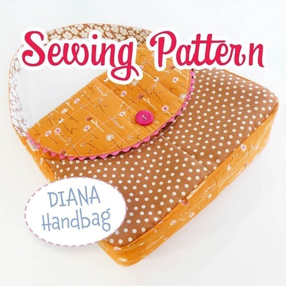 PDF Sewing Pattern - DIANA Handbag - Instant Download