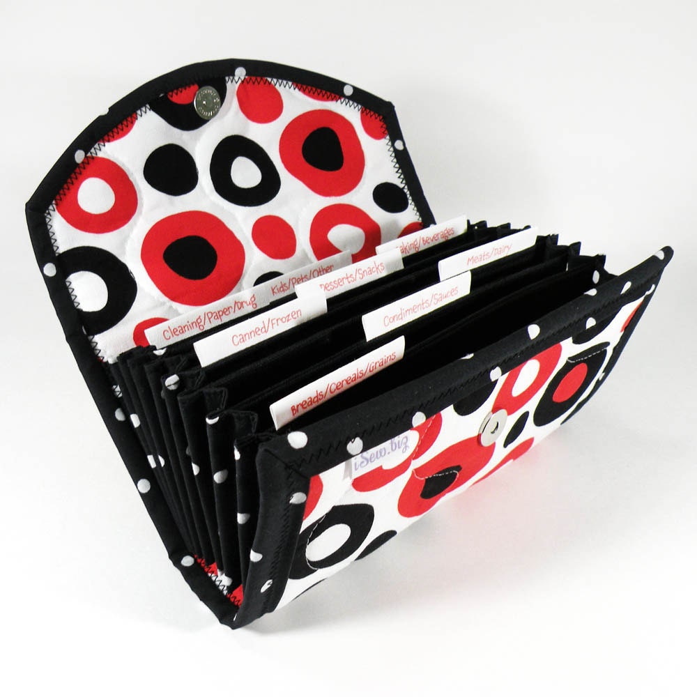 COUPON ORGANIZER - Bold Polka Dots