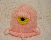 Little Monsters Hand Knit  - Pink