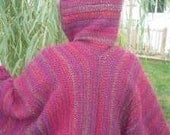 PDF Button up Poncho Crochet Pattern with Optional Hood or Collar