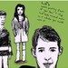 Ode to Ferris and his deep thoughts ... archival print ... green version