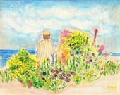 BY THE SEA - Print  by Gray Harwell