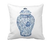 GINGER JAR PILLOW on white