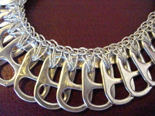 Silver Pull Tab Necklace