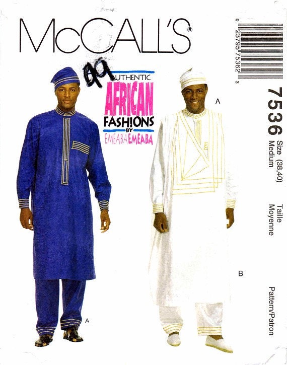 mccallu002639s 7536 sewing pattern african fashion emeaba by patternshop african sewing patterns 570x725 il 570xN.242215990 African Sewing Patterns