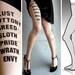 Large/Extra Large 7 Deadly Sins tights / stockings full length pantyhose Light Mocha