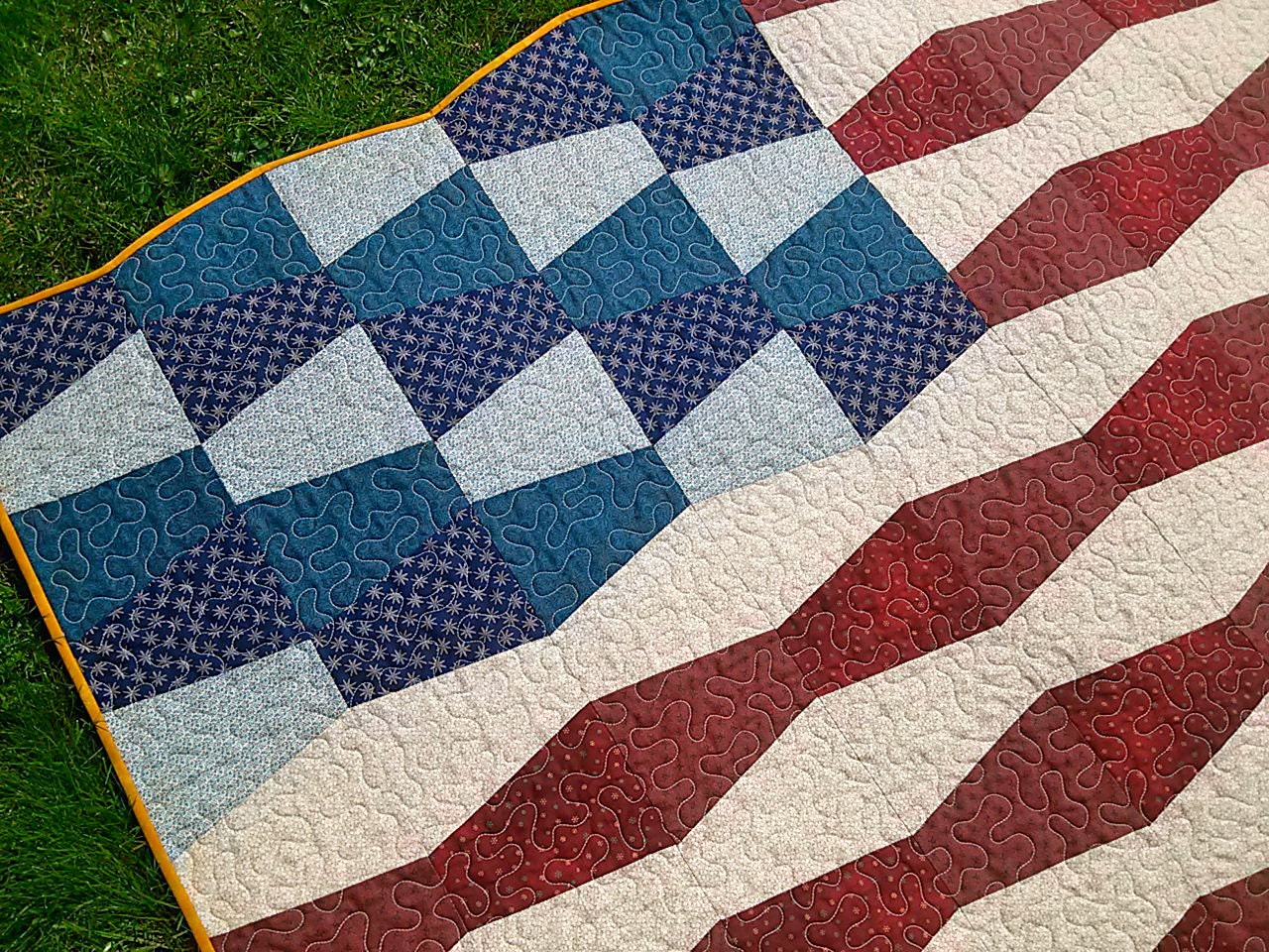 Tumbler Flag Quilt