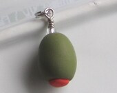Olive Pendant - Food Jewelry