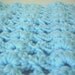Crochet Infinity Cowl- Mesh Shell Pattern in Summer Sky Blue - Cozy and Breezy Crochet Cowl- Chunky Infinity Scarf