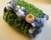 crocheted Winter Forest Scarflette