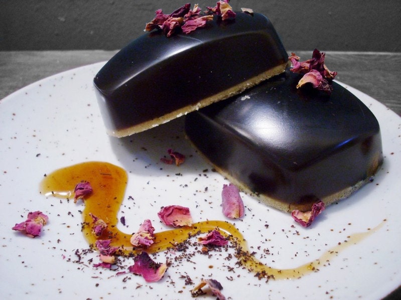 Best Seller - Black Honey Soap 4.5 oz Bar -  Made with Cocoa Powder, Buckwheat Honey, Cocoa Butter, Black Tea, Palm