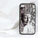iPhone 4 case - iPhone 4s case - Buddha iPhone case - black and white - Bliss of Being - Zen Buddhist art