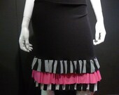 3 tier ruffle skirt